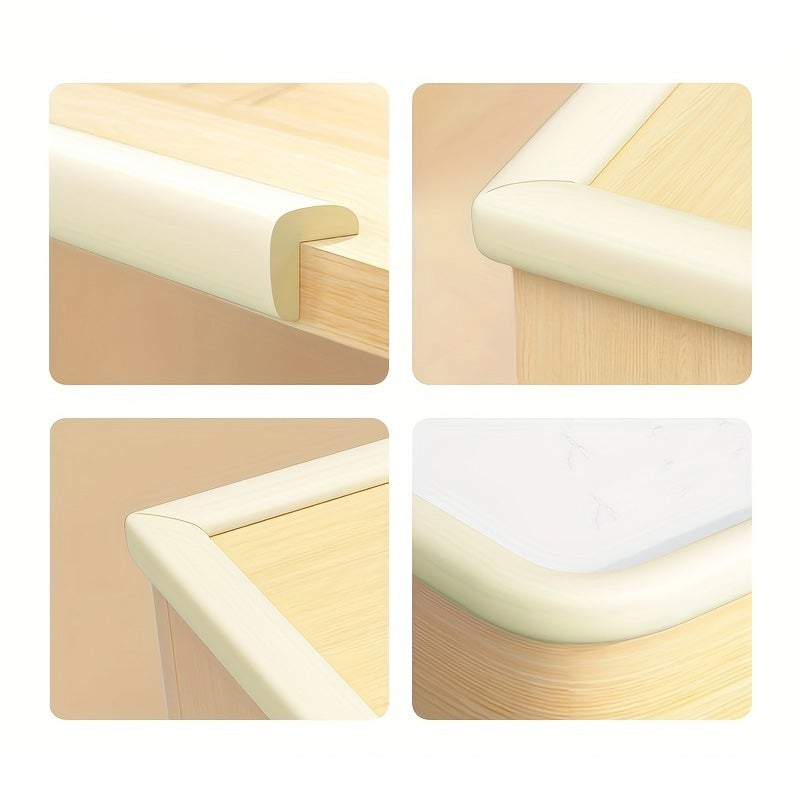 Bande de protection anti-collision pour coin de table bébé, adaptée aux meubles, lits, armoires et escaliers, 2 m x 13 mm, gris - 9