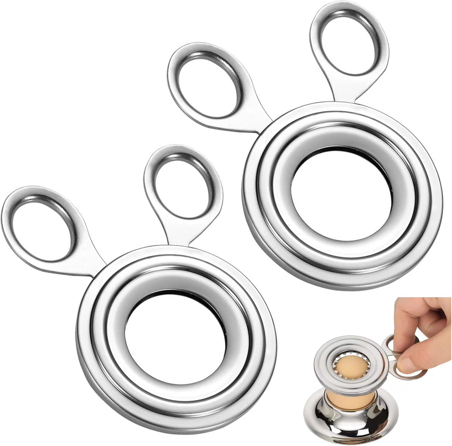 Otwieracz do jajek ze stali nierdzewnej, zestaw 2 profesjonalnych obcinaczy do jajek do czystego i szybkiego krojenia, nożyczki do skorupek