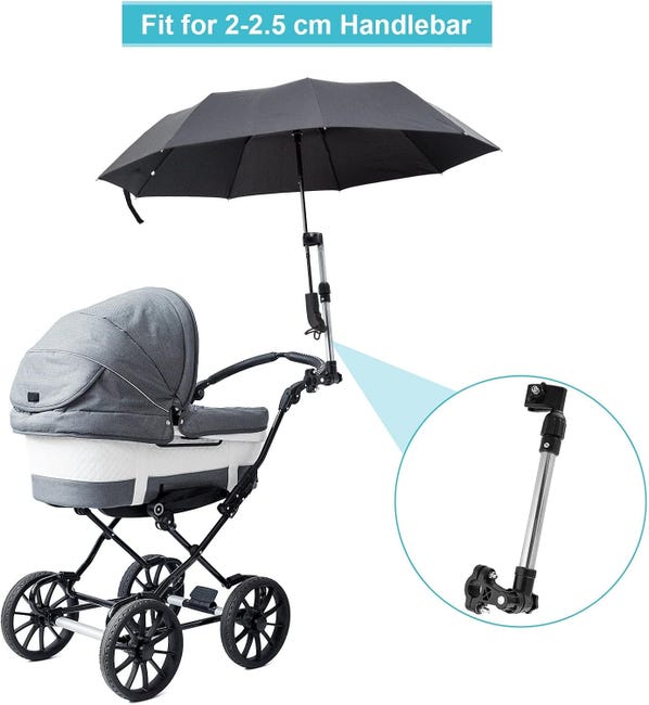 Shipenophy Porte-parapluie pour fauteuil roulant Support de Parapluie Shipenophy Porte-parapluie pour fauteuil roulant Support de Parapluie