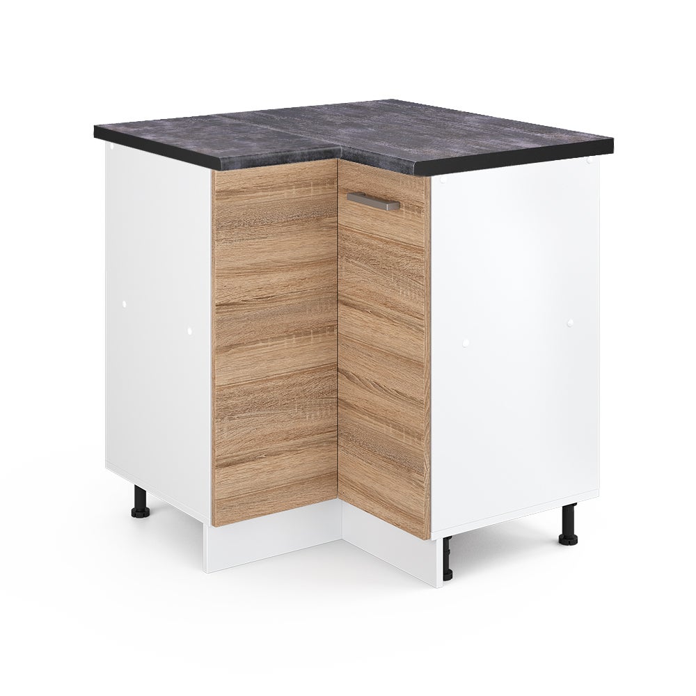 Vicco Szafka narożna R-Line, Sonoma, 75.6 cm , BP Antracyt