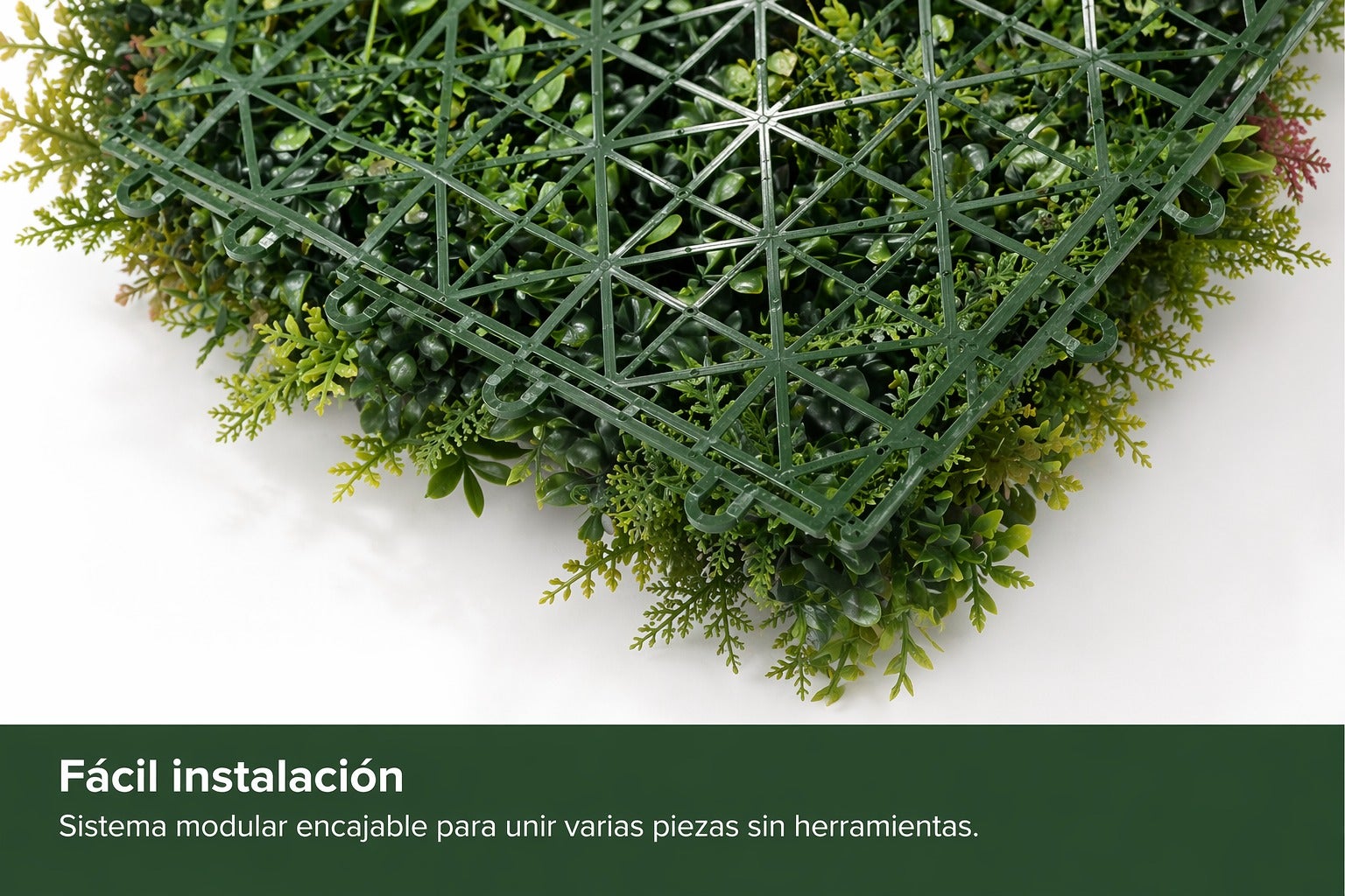 Jardín Vertical Amazonia 50 x 50 cm EVOTURF para interior y exterior - 6