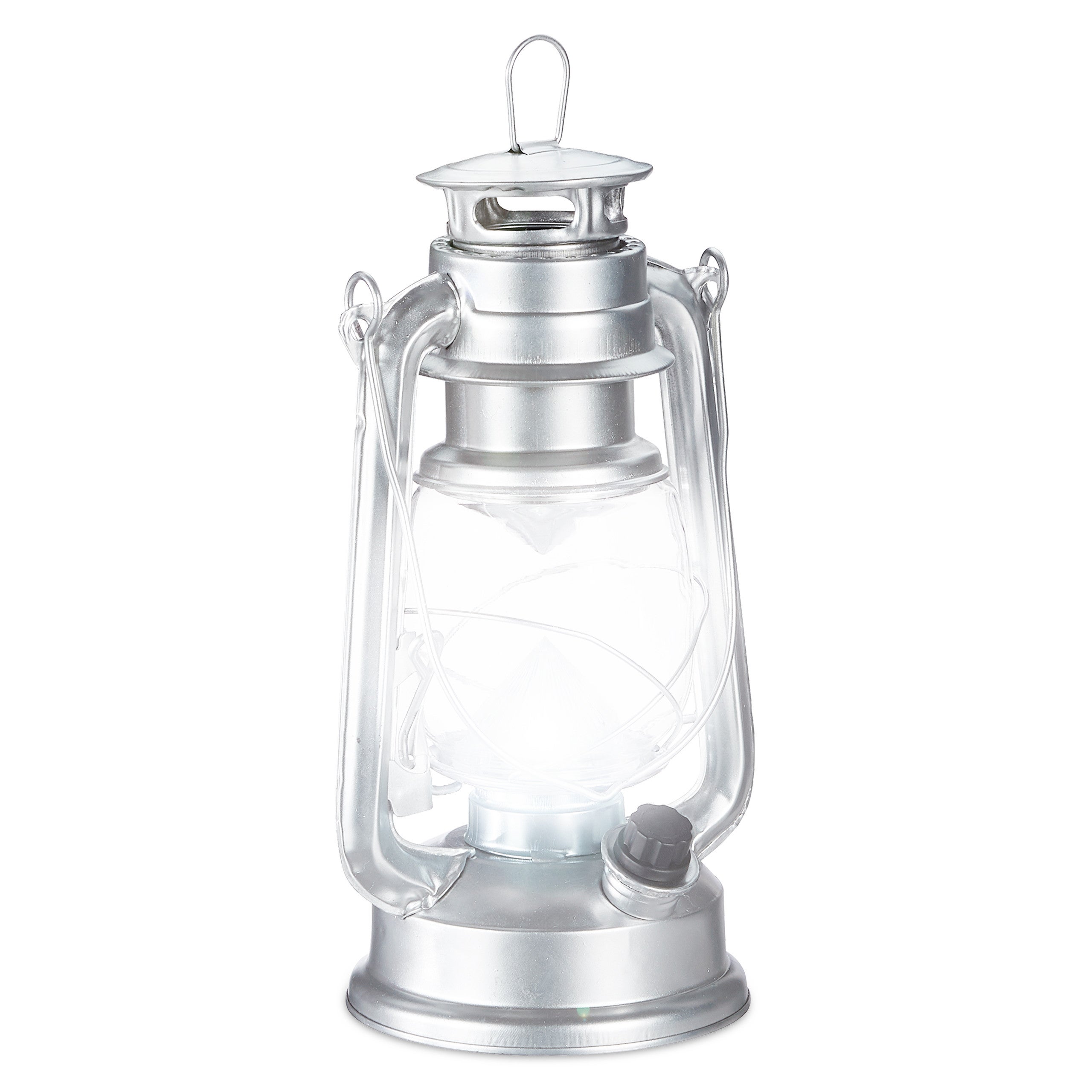Lanterne Tempête LED Relaxdays - Style Rétro - Pour Jardin, Camping Ou Décoration - Cuivrée