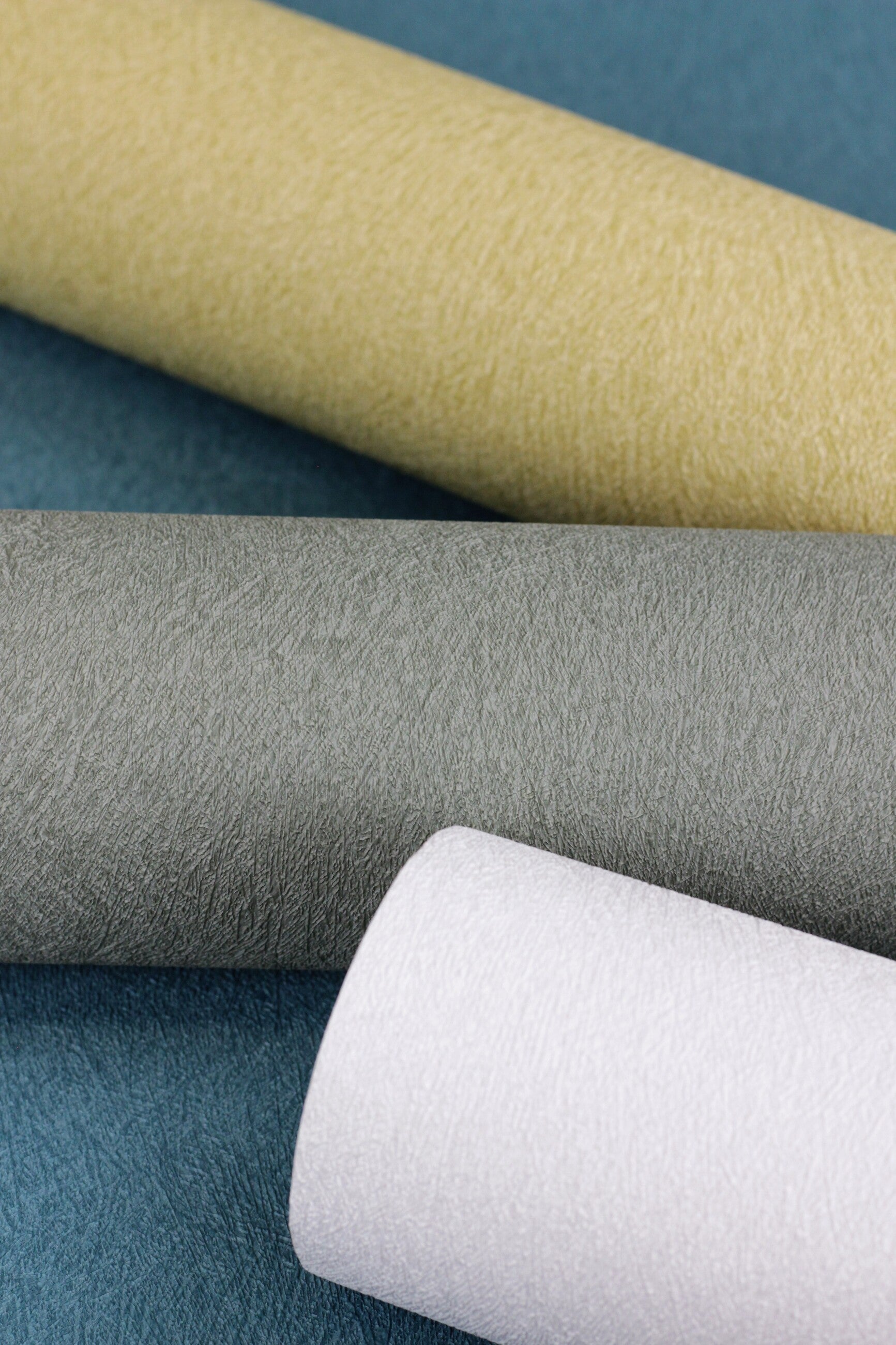 Carta da parati Rasch 418651 - Carta da parati in tessuto non tessuto scuro con aspetto e struttura della pelliccia in giallo ocra - 6