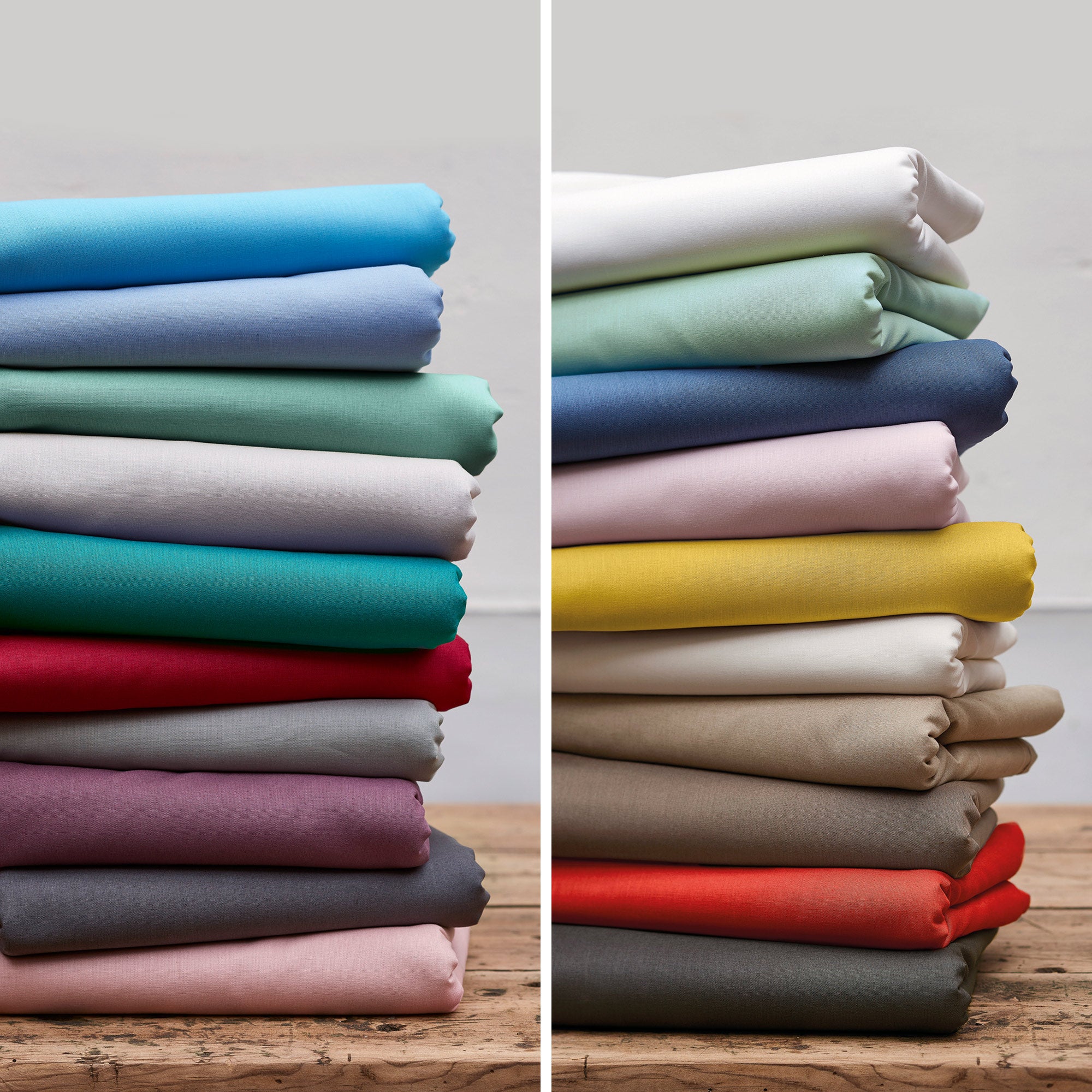 Drap housse uni 80x190 cm bonnet 40 cm coton ALTO rouge Garance - 5