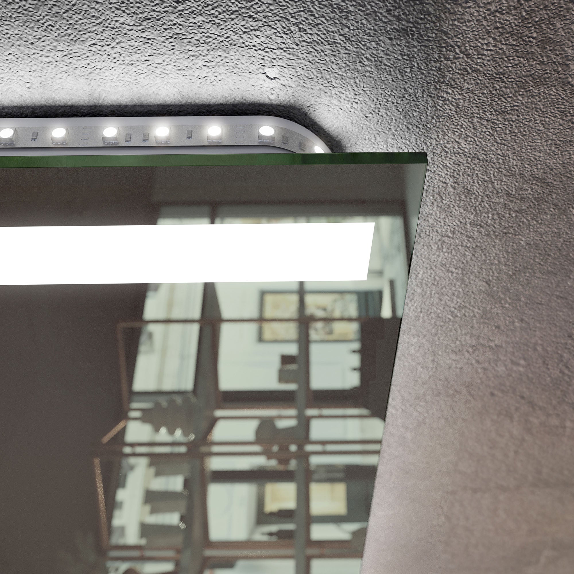 Miroir de Salle de Bain LED Lucy - 200x70cm - Blanc Froid 7000K - 6