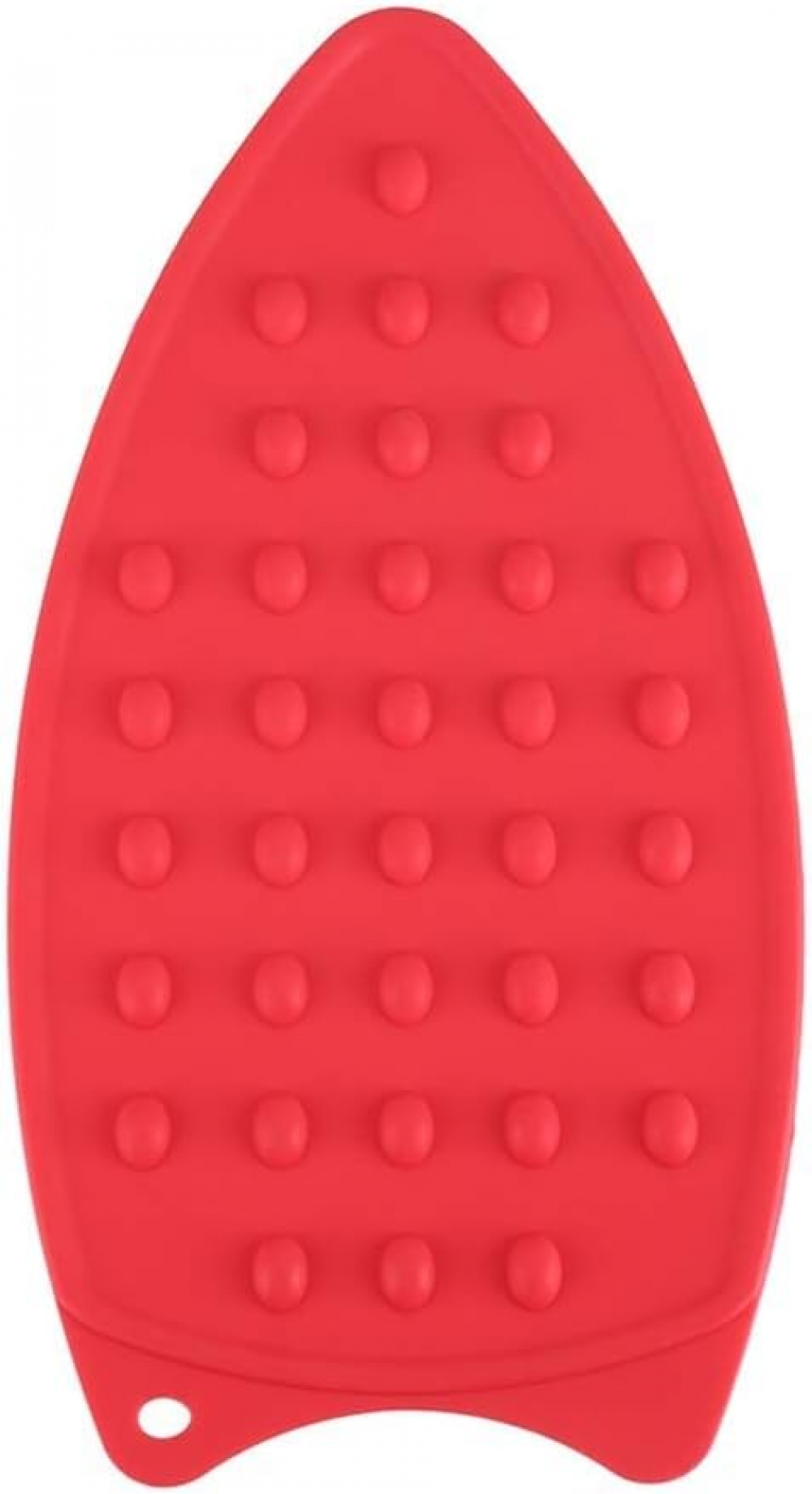 Podkładka silikonowa pod żelazko i podkładka antypoślizgowa, odporna na ciepło, 27 x 14 cm (czerwona)