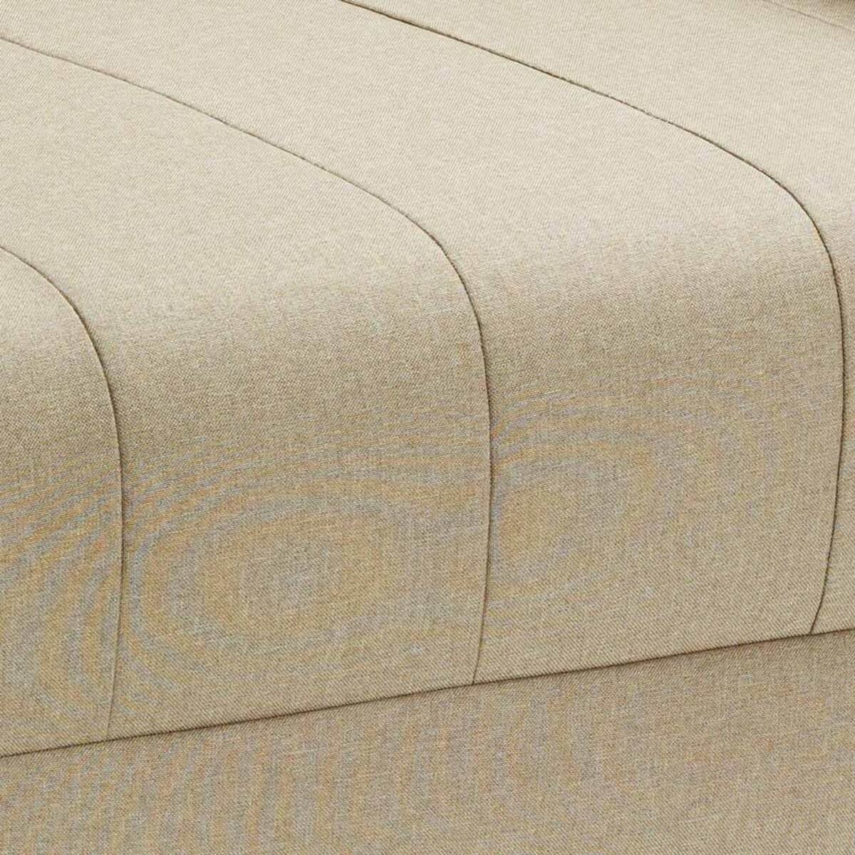 Divano poltrona letto piazza e mezza pieghevole tessuto Deborah Twin - Beige - 9