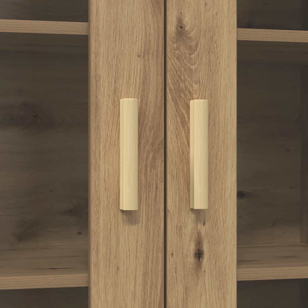 Armoire murale suspendue chêne artisanal 69,5x34x90 cm vidaXL - 8