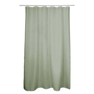 Rideau De Douche 180x200 Cm - Motif Feuilles D'eucalyptus Vert, Polyester, Avec Crochets, Pour Salle De Bain