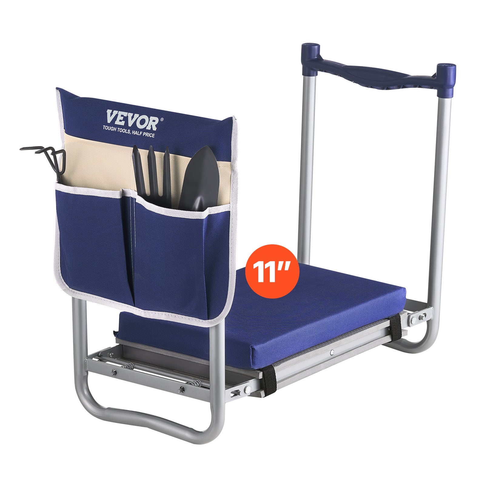 VEVOR Kneeler Bench Poduszka na kolana Pomocnik kolan Kneeler Garden Seat Stołek roboczy 585x300x485mm