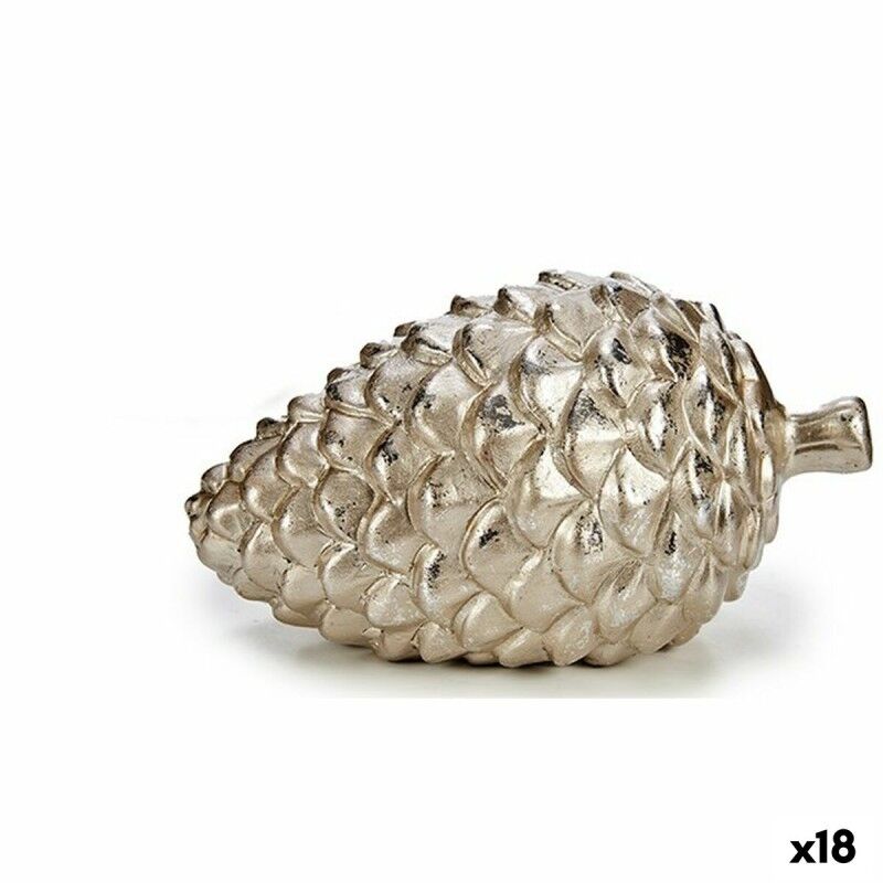 Pendentif Ancien Miroir Pomme De Pin Argenté - Plaqué Argent, Occasion Bon état