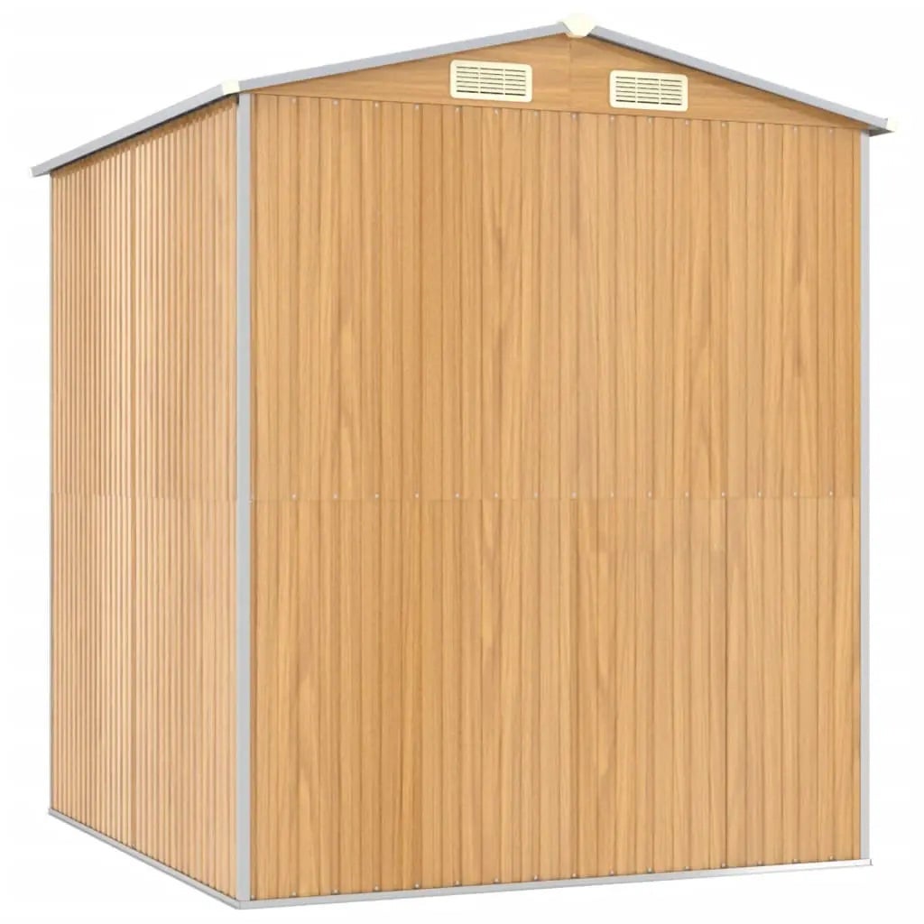 Caseta jardín acero galvanizado antracita 180,5x97x209,5 cm vidaXL - 7