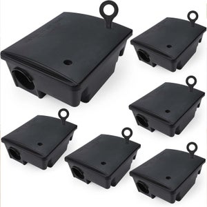 Boîte Appâts Souris Sécurisée Avec Clé - Double Entrée - Pour Blocs, Céréales Ou Pâtes