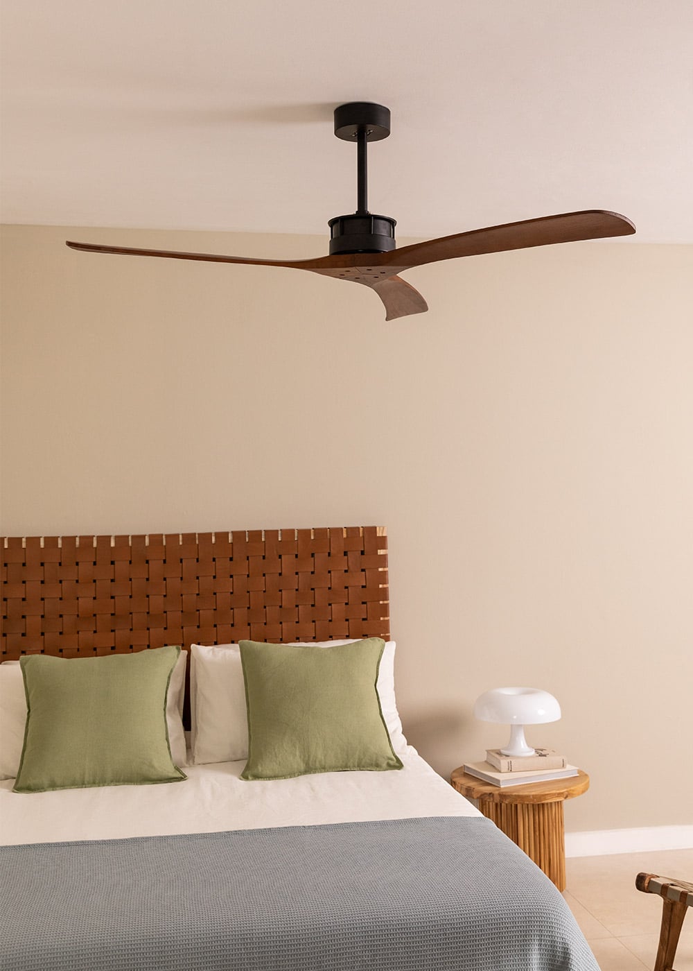 WIND LARGE DC - Ventilateur de Plafond 40W Silencieux XL Ø152 cm - Sans Lumière et Sans WIFI - 2