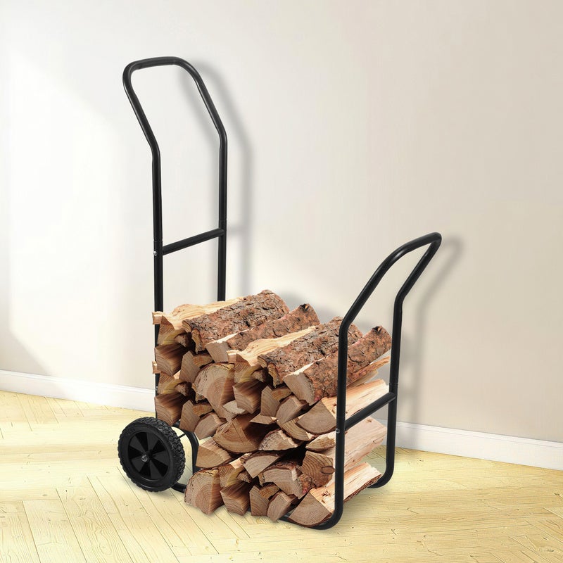 Chariot à bûches sur roues et roulettes | Je commande ! | home24