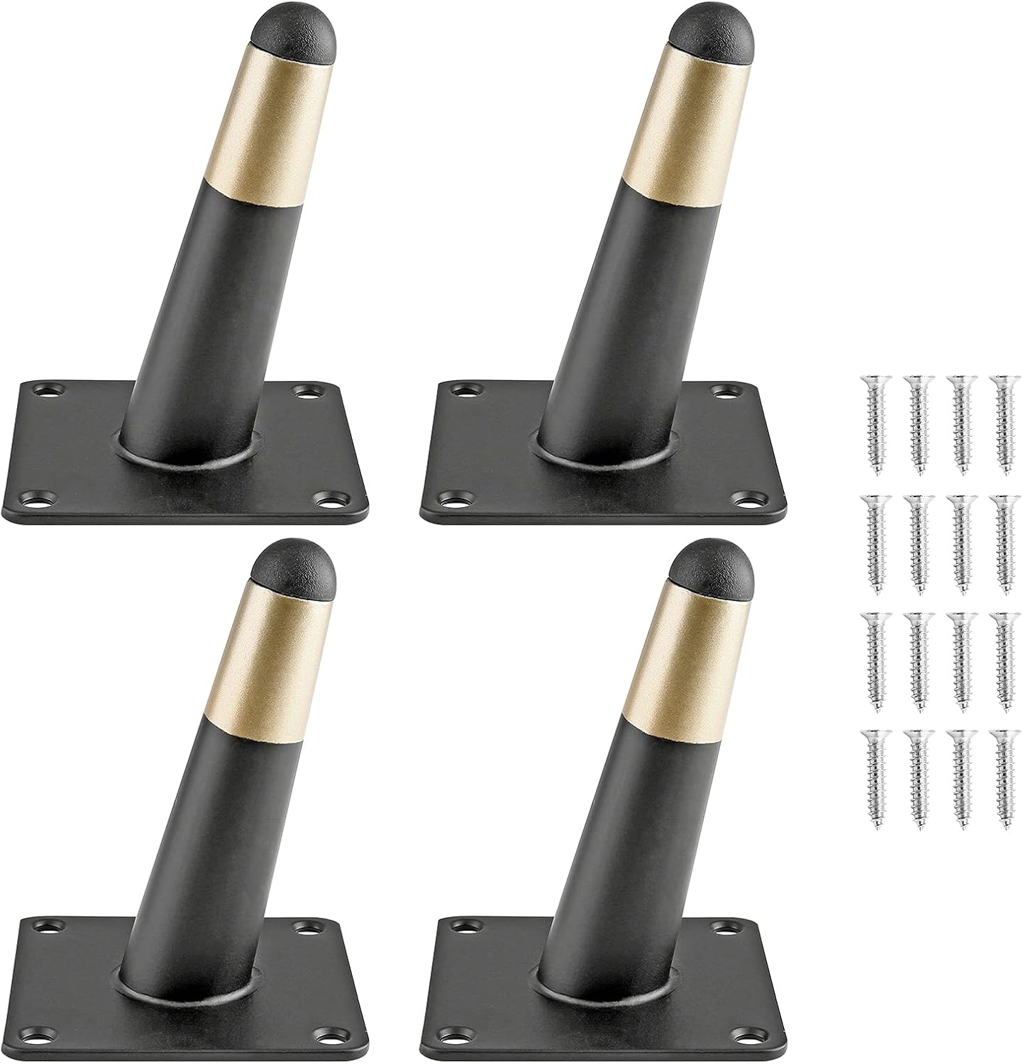 Skateboard Indépendant Caoutchoucs De Direction Essieux Coussins Coniques 94a Dur / Noir