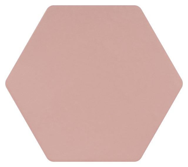 Carrelage sol / mur hexagonal rose 17x15 cm MINIMA8.6 ROSA