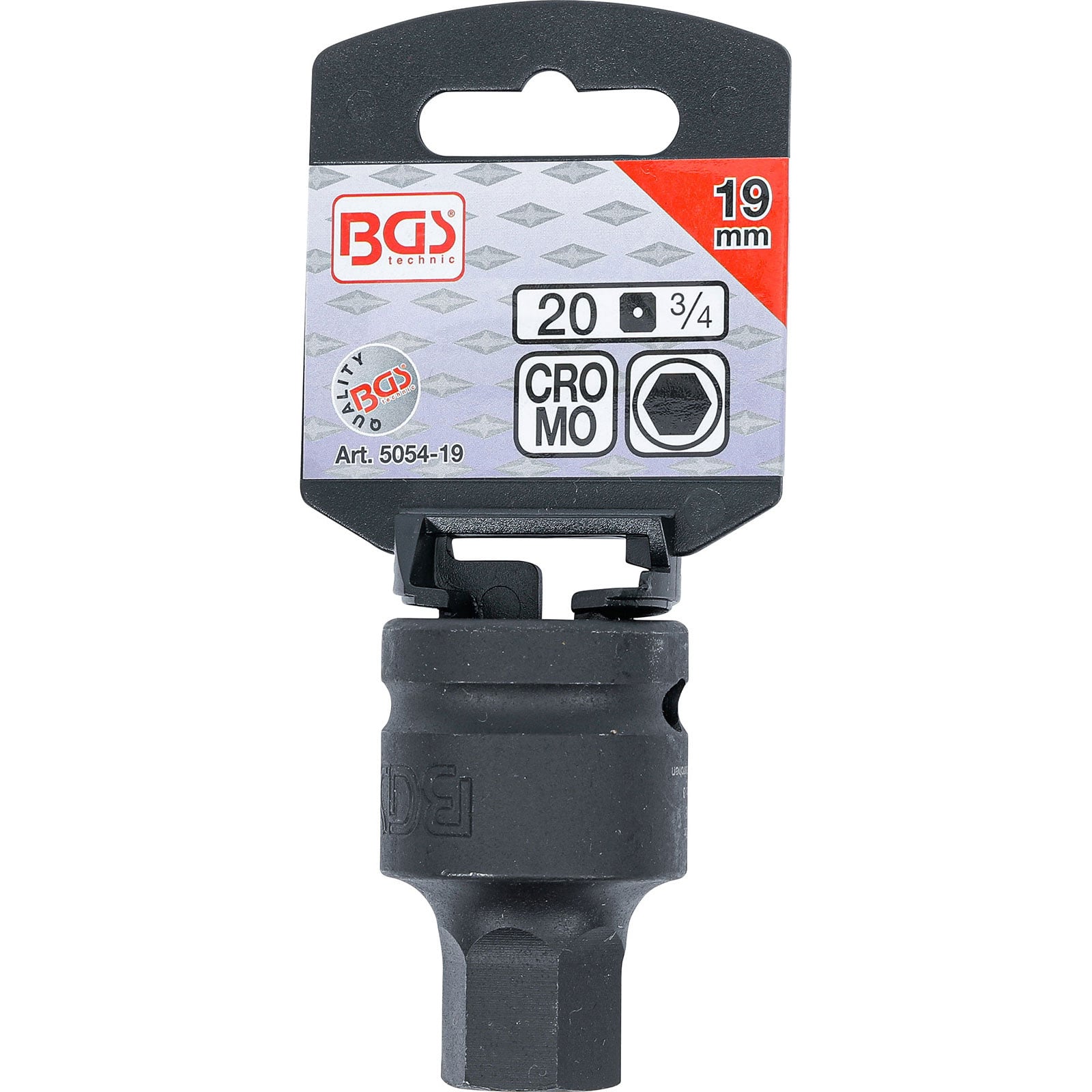 BGS Douille à embouts à choc | longueur 55 mm | 20 mm (3/4