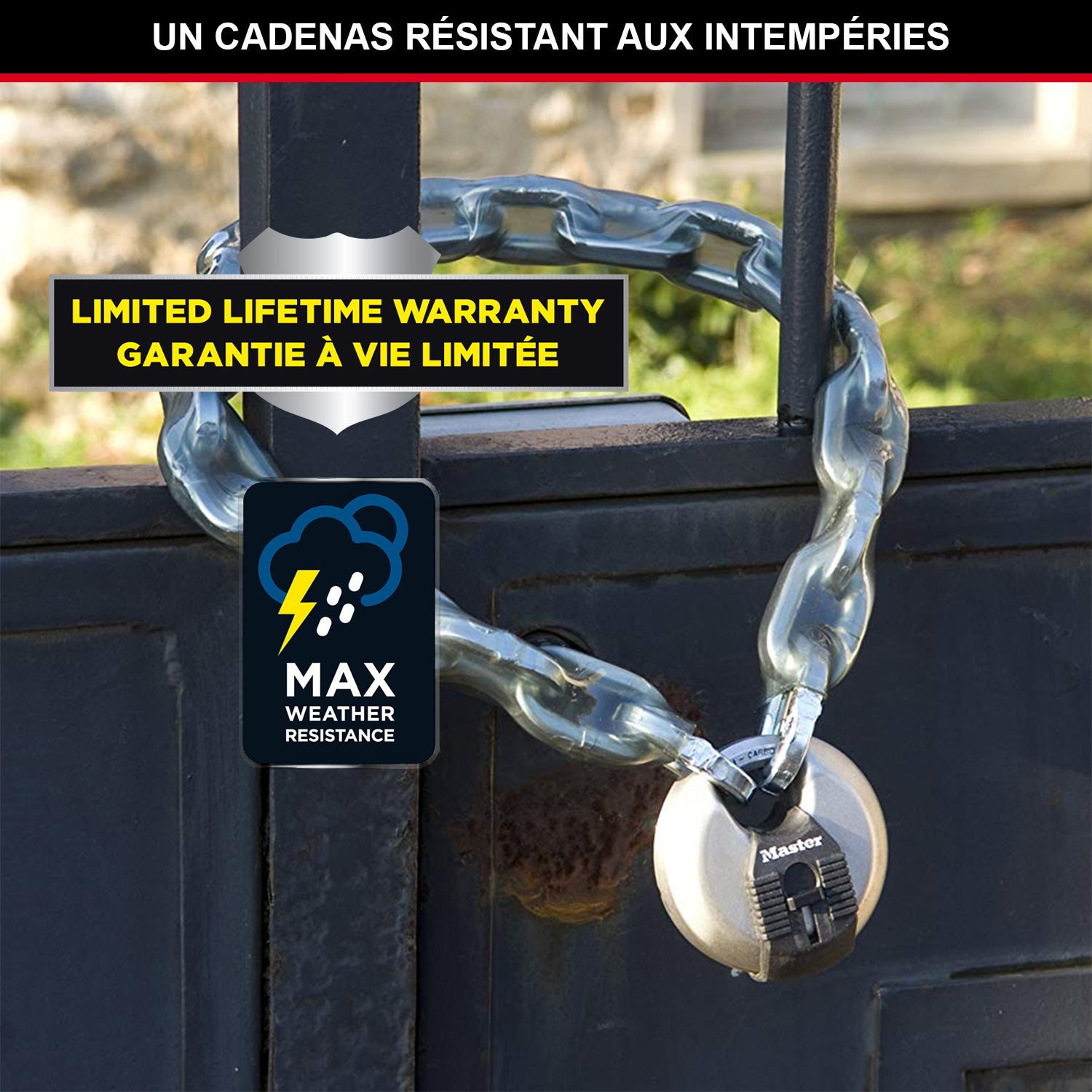 Cadenas Disque Excell Acier inox 80 mm M50EURD Master Lock - 4