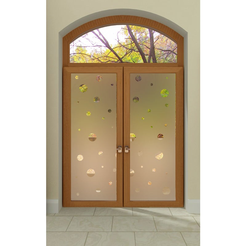 Adesivo porta di doccia Piccole bolle - Sticker adesivo - adesivi murali - 70x35cm - 5