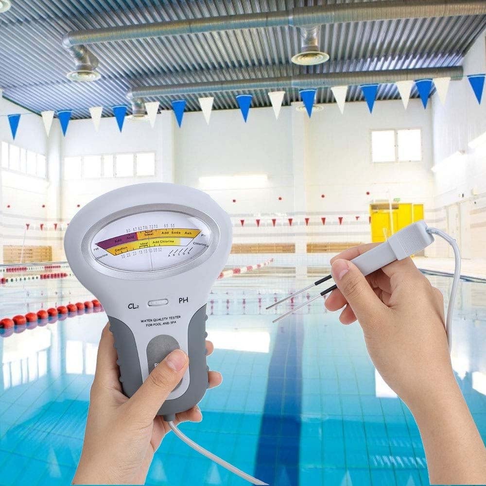 1 pc Testeur piscine 2 en 1 PH et chlore, portable et précis, pour maison, SPA, aquarium, mesure rapide et fiable de la qualité de l’eau - 3
