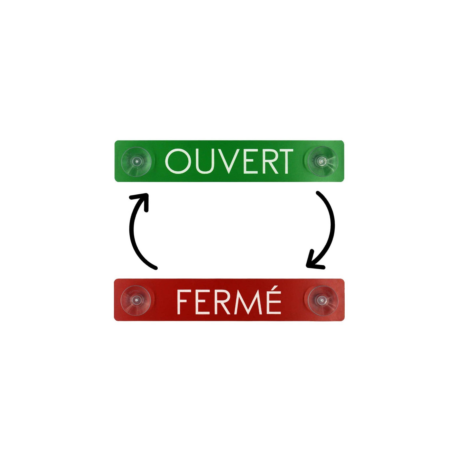 SIGNS | Shabby Chic Decor - Panneau Ouvert/Fermé - Enseigne à Suspendre