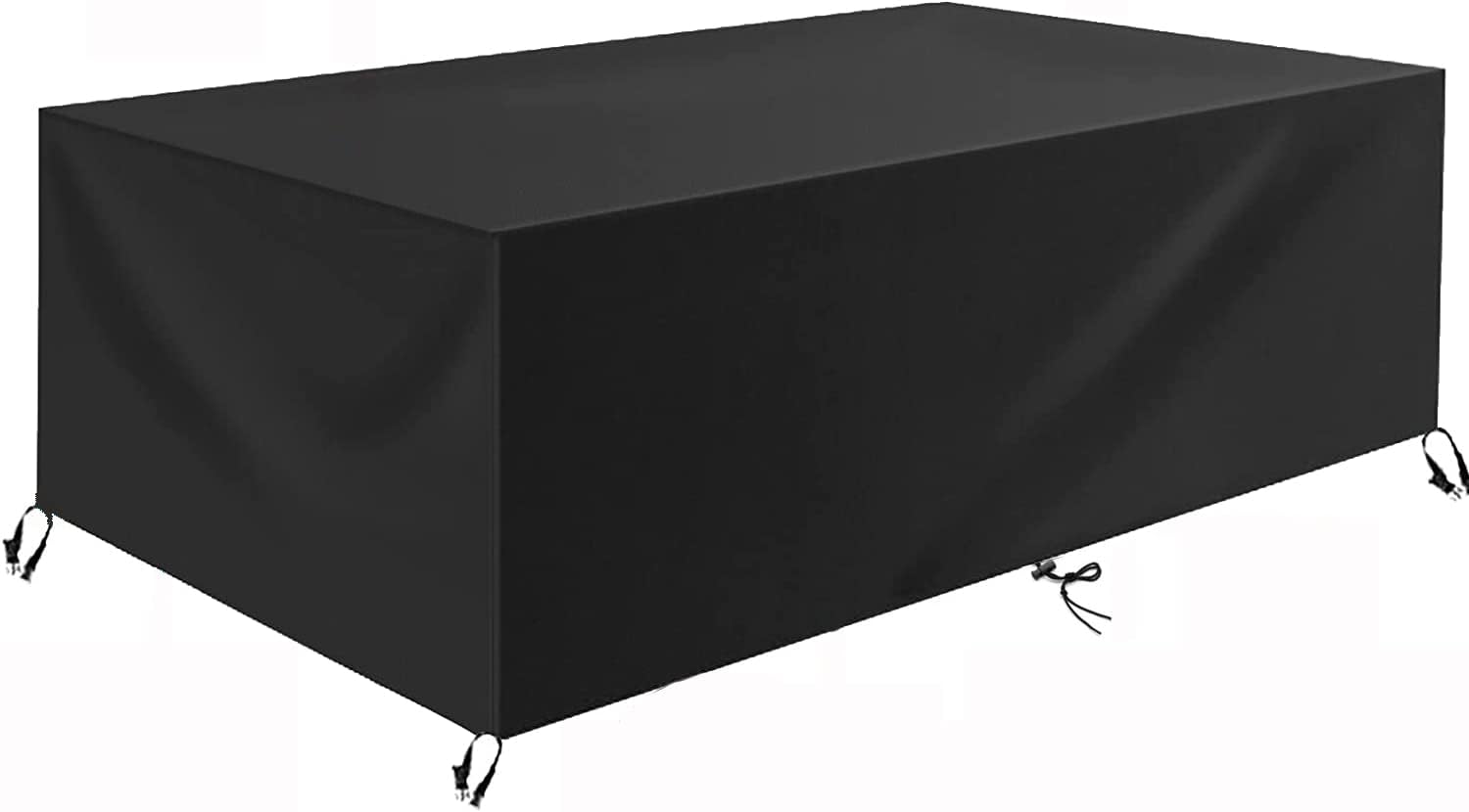 Prostokątny pokrowiec ochronny na meble ogrodowe, wodoodporny i odporny na promieniowanie UV, Oxford 420D, 170 x 94 x 71 cm