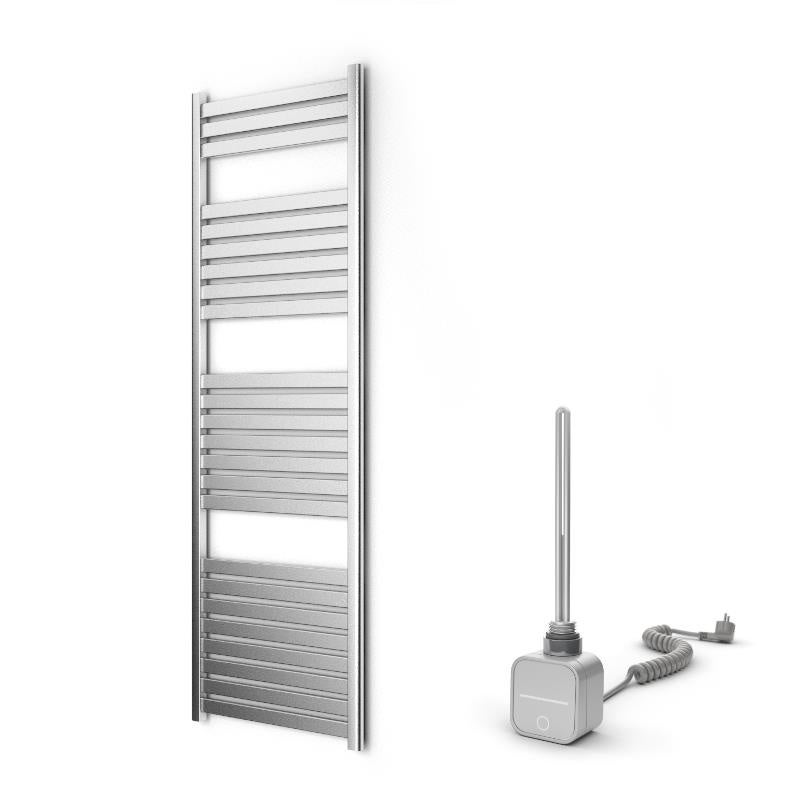 Grzejnik łazienkowy 60x180cm drabinkowy z grzałką elektryczną chrom Warmtec Velo