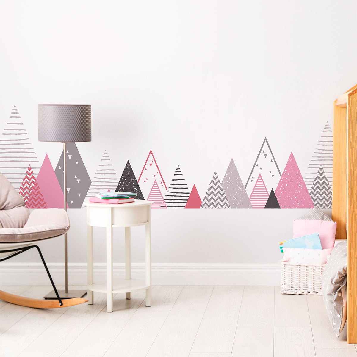 Adesivo bambino di montagna scandinavo dorchka - Sticker adesivo - adesivi murali - 80x135cm - 7