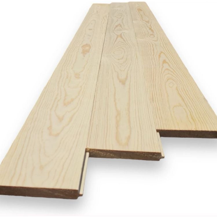 Pavimento in legno massello di pino di qualità premium senza nodi 10 m²/scatola 200x10x2 cm (50 assi) - 4