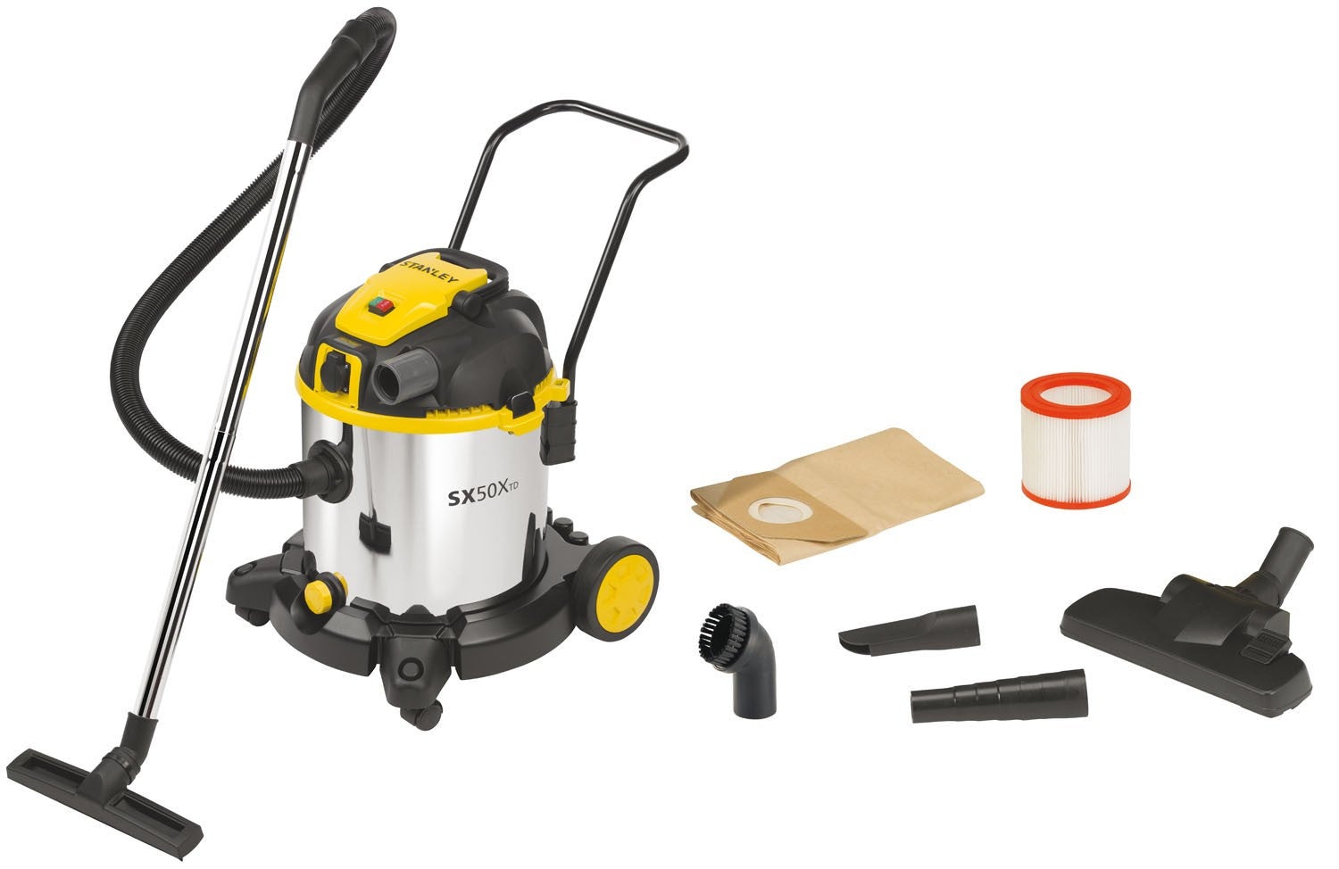 Aspirateur Eau et Poussière Stanley SXVC50XTDE (1.600 W, 50 l) - 8