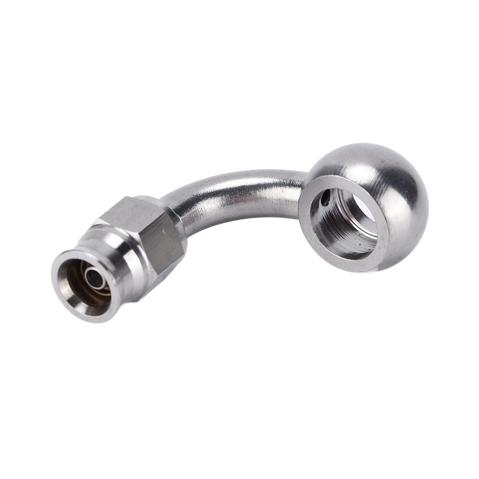 Raccord Banjo Aramox AN4 En Acier Inox 304 - Adaptateur Boulon Banjo M10 Argent