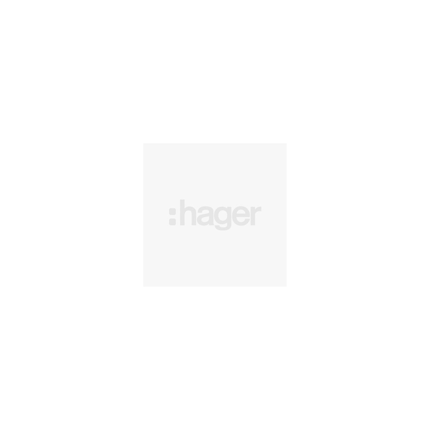 Hager - Disjoncteur 2A 1P+N courbe C 4.5-6kA - MJT702 - 2