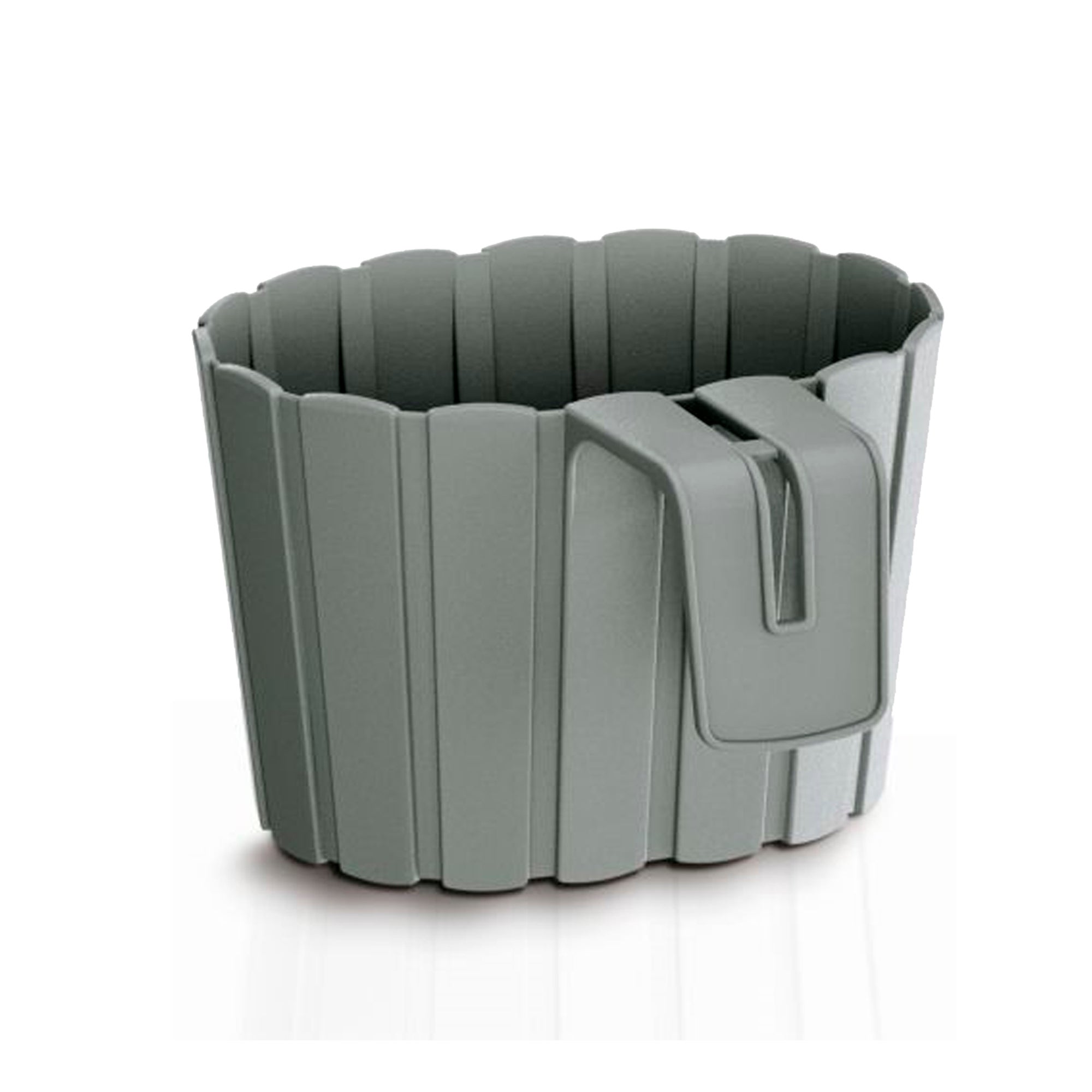 Maceta De La Colección Coubi Orchid Dimensiones: 160x160x183 Verde Transparente Marca Prosperplast