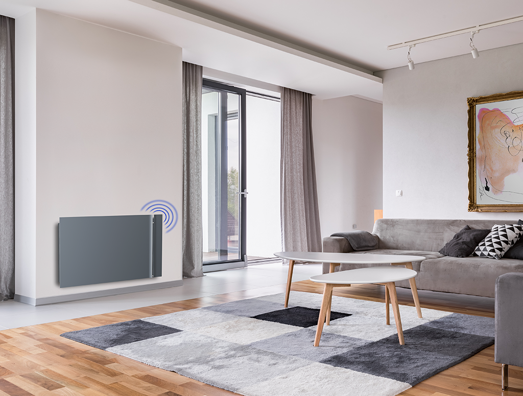 Radialight KYOTO Radiateur Electrique Dual-Therm Ultra Plat avec Wi-Fi 750W Gris Anthracite - 3