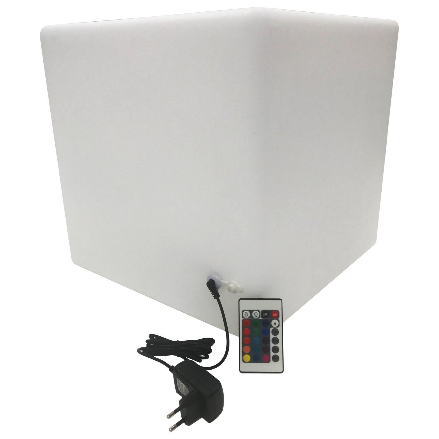 Cube lumineux LED 40cm multicolore NAOS - 7