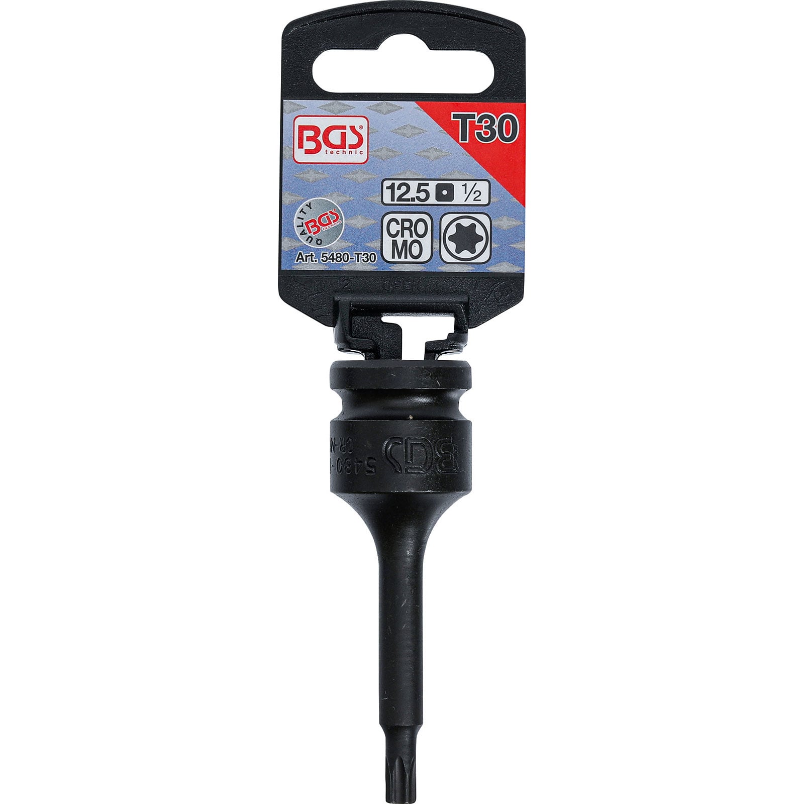 BGS Douille à embouts à choc | longueur 75 mm | 12,5 mm (1/2