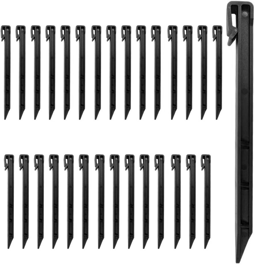 JPOIP Lot De 10 Piquets D'armature De 40,6 Cm – Ancrages Au Sol En