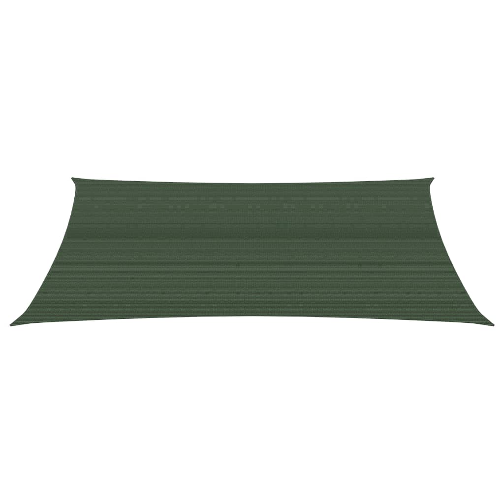 Vela in tessuto per ombrellone 160 g/m² HDPE 3,5 x 4,5 m verde scuro 02_0009416 - 2