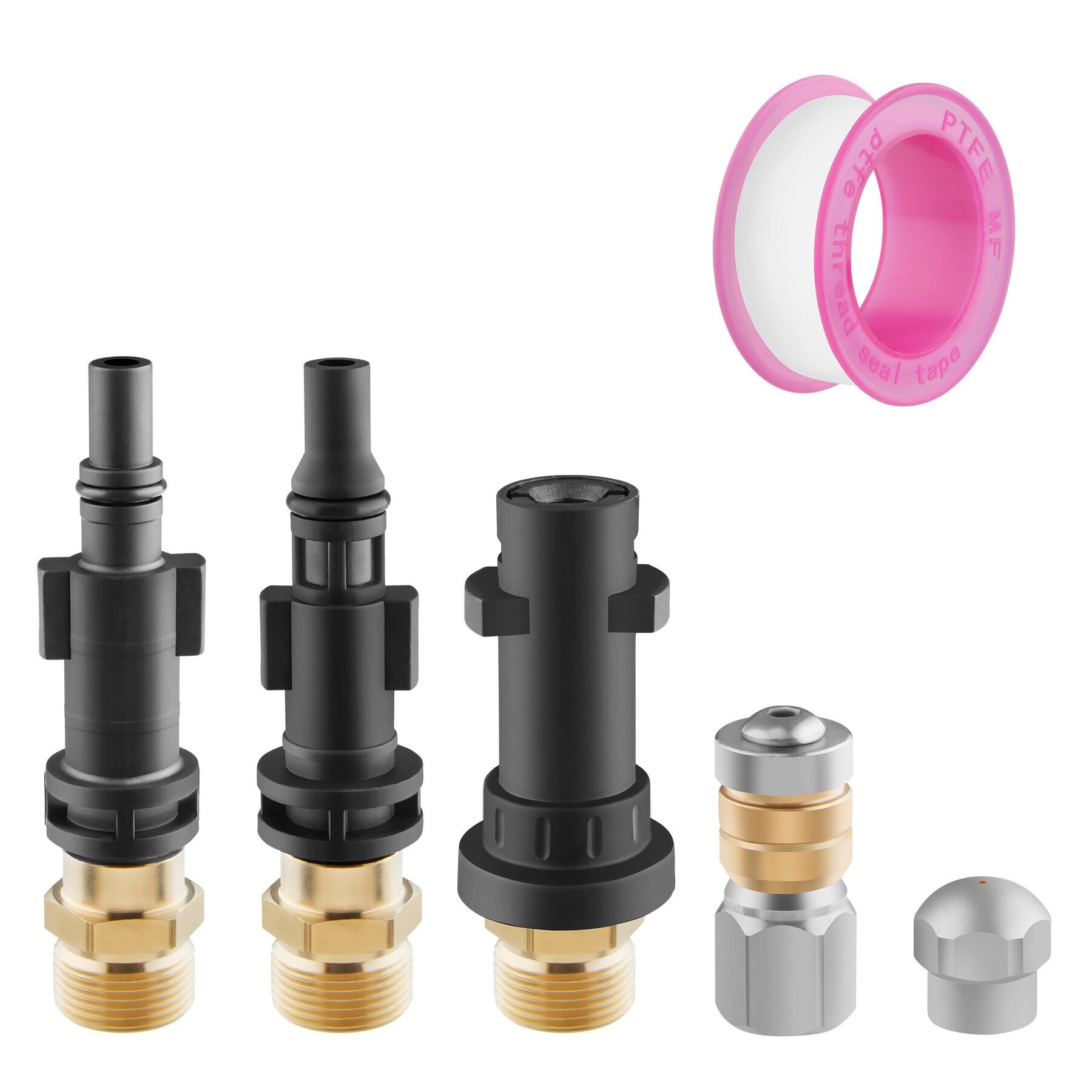 Kit de nettoyage et de débouchage de canalisations en PVC TECTAKE - 5