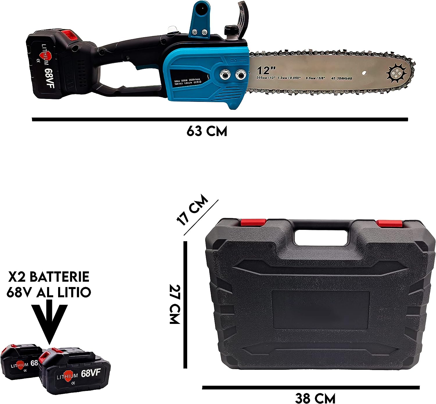 Motore Per Sega A Sciabola 12V CC - Senza Spazzole Ad Alta Velocità - Foto 12