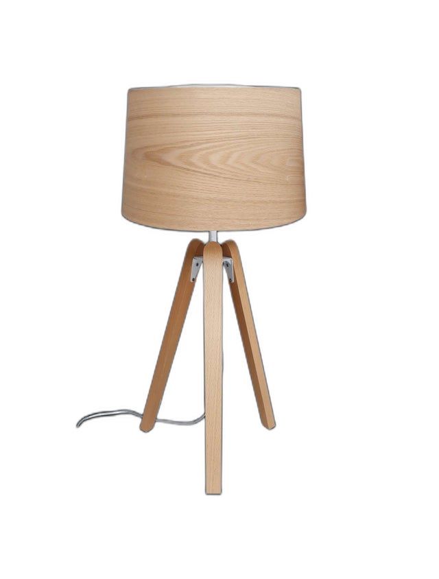 Lampe trépied essence déco