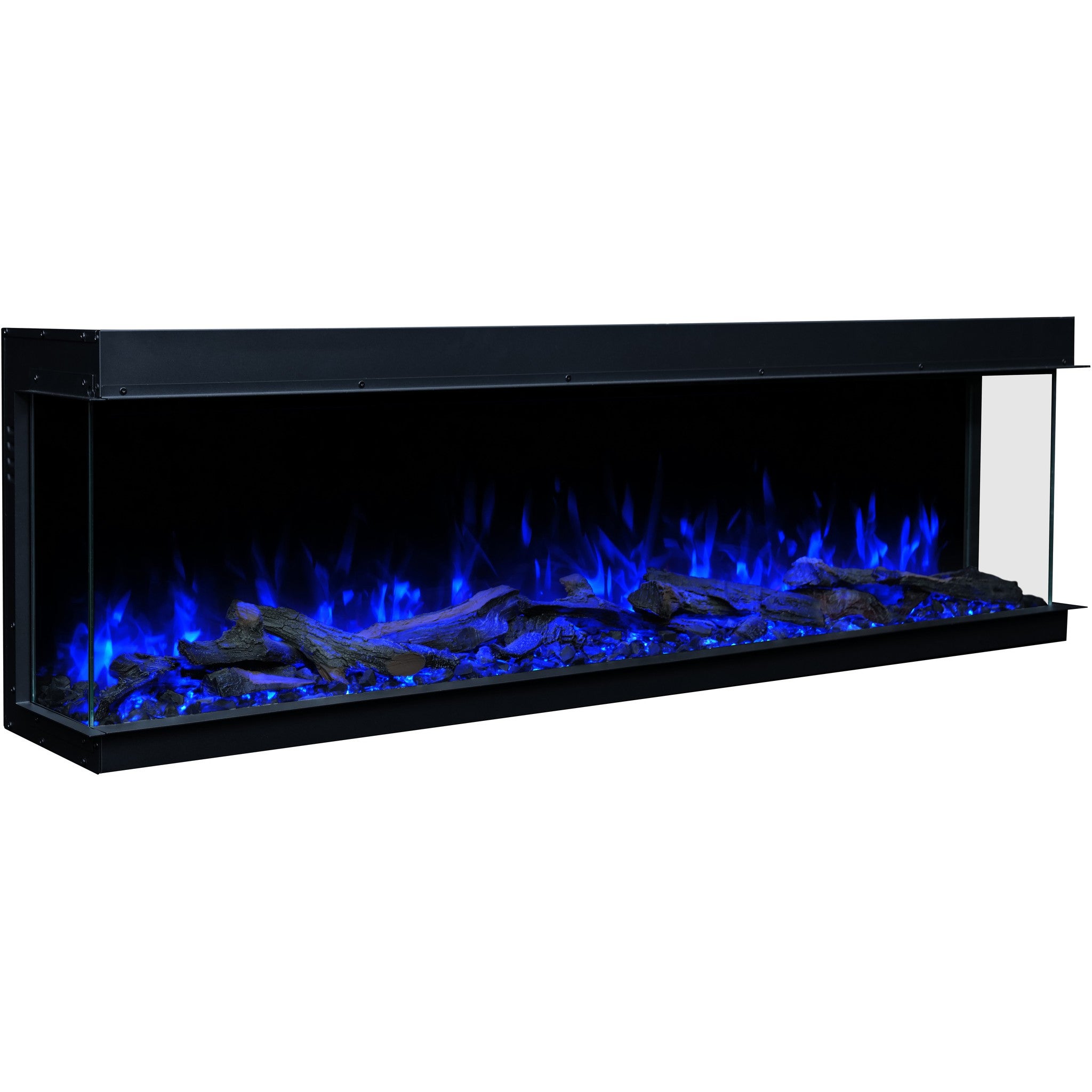 Cheminée électrique à 3 côtés Emotion Flame Solis 120 - feu premium, encastrable - 120x30x46 cm - cheminée LED - chauffage 750/1500 W - 7