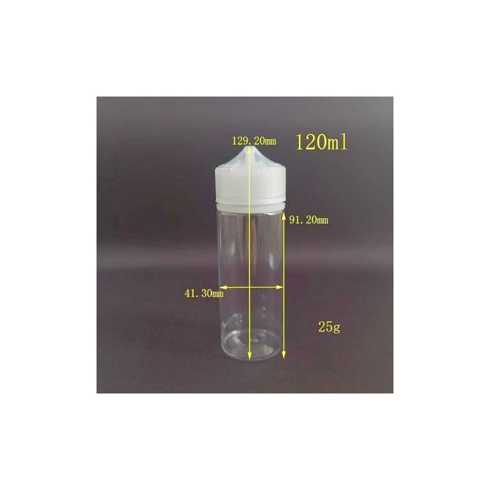 Lot de 10 flacons compte-gouttes PET vides de 120 ml pour la distribution  de liquides, le mélange et les projets de bricolage. Qualité 120 ml