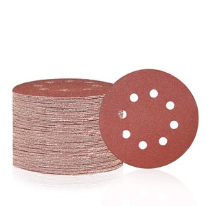 Auniwaig Lot De 50 Disques Abrasifs Blancs De 17,8 Cm 60