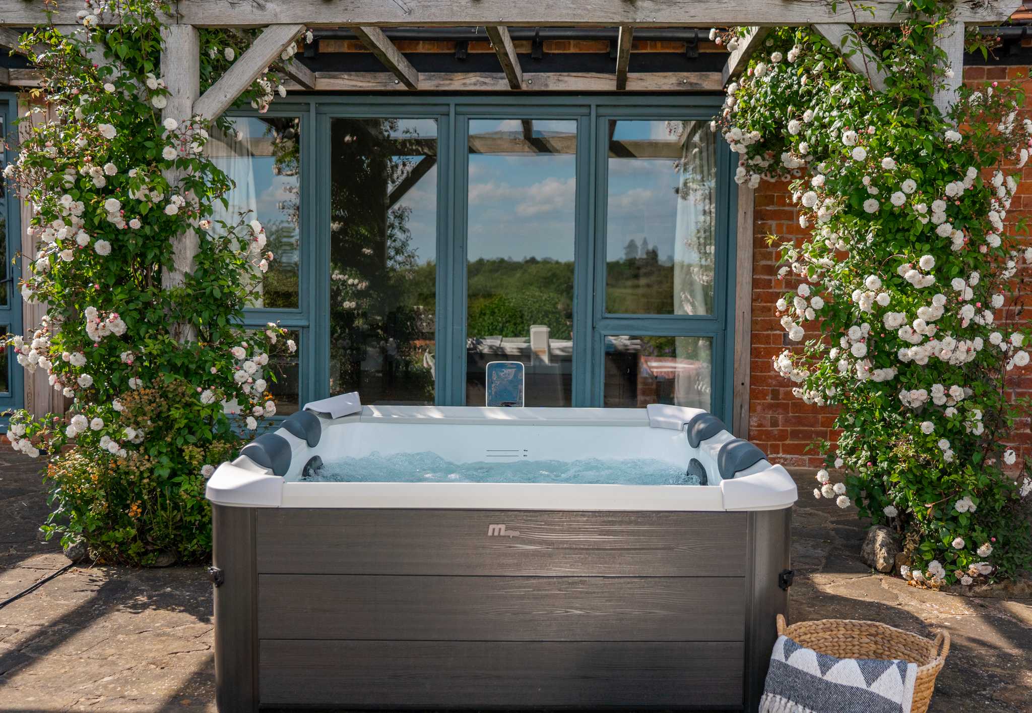 Panelowe ogrodowe SPA MSpa Oslo 6 os basen z hydromasażem 850l Led Wi-Fi - 5