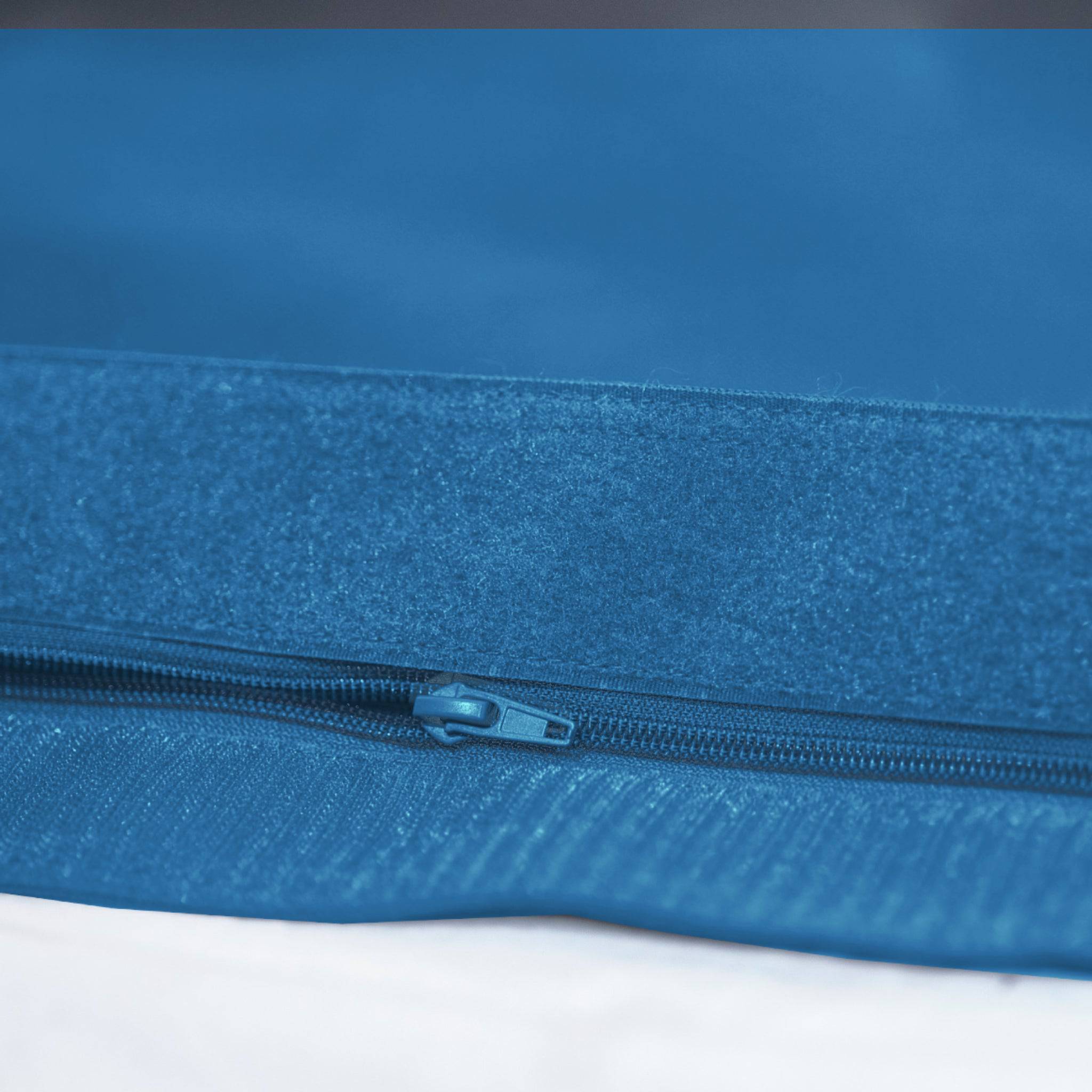 Housse pour Pouf Géant XXL 180x140cm Intérieur et Extérieur - Bleu pétrole - 5