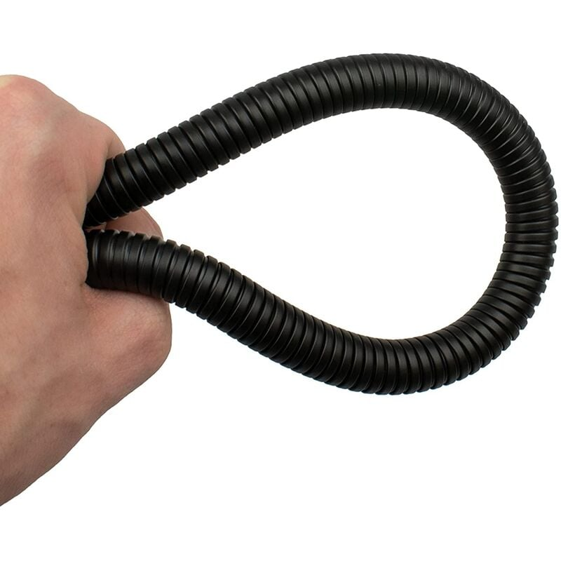 Flexo de ducha universal 2m Flexo de ducha de acero inoxidable antigiro y anticorrosión G1/2 negro - 3
