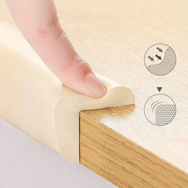 Bande de protection anti-collision pour coin de table bébé, adaptée aux meubles, lits, armoires et escaliers, 2 m x 13 mm, gris - 5