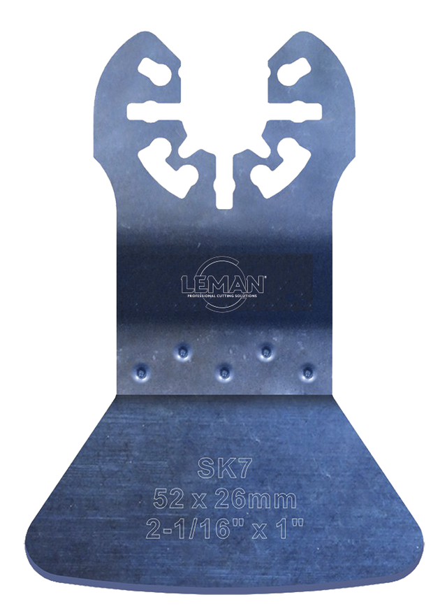 Spatule rigide acier carbone 52x26 mm SK7 4011.01 Leman